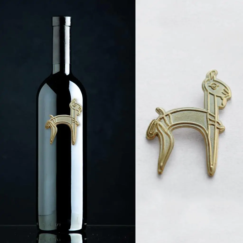 ETIQUETA METALICA AUTOADHESIVA