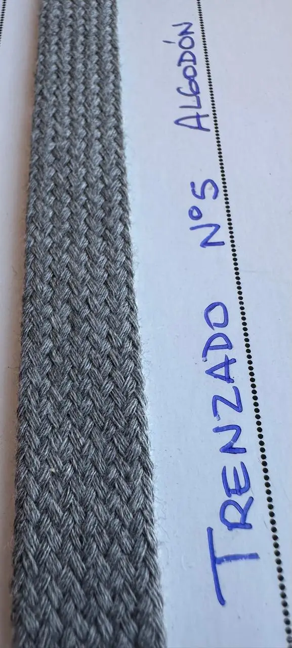 CORDÓN DE ALGODÓN CHATO - Imagen 6