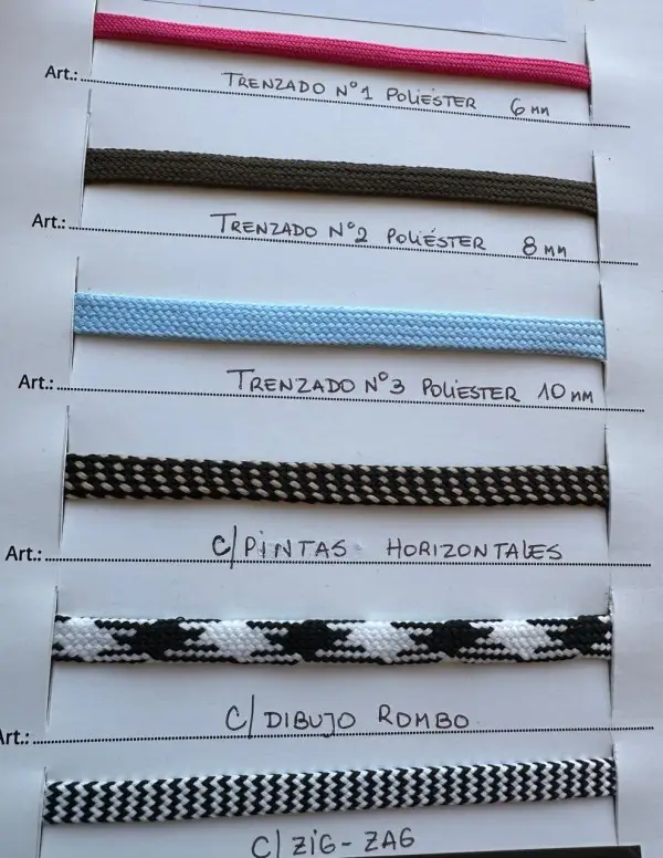 CORDÓN DE POLIÉSTER CHATO - Imagen 2